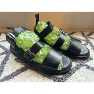 Dr. Martens Men's Gryphon Brando Leather Gladiator Sandals 11